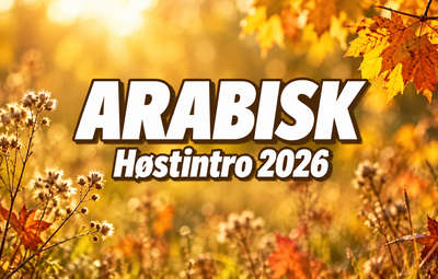 Høstintro 2026 | Arabisk